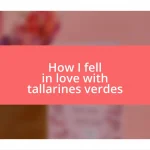 How I fell in love with tallarines verdes